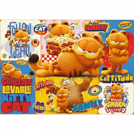 puzzle 1000 piese garfield – aventură (trefl)