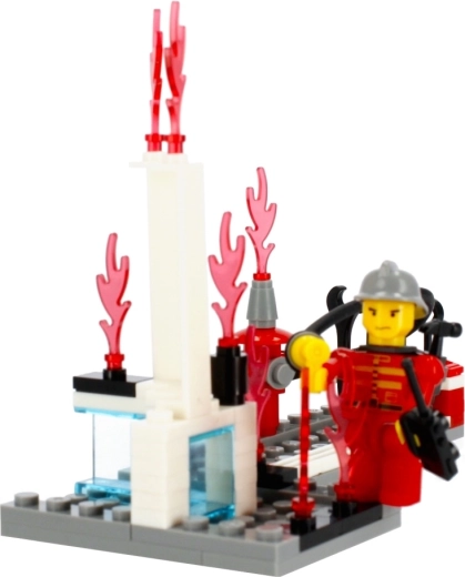 Experiență de joc cu minifigurina pompier