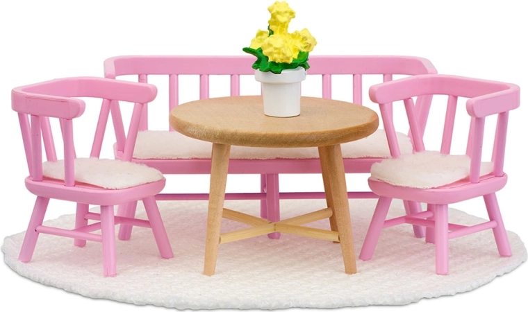 Set de mobilier pentru casa de păpuși Lundby – dining și colț de bucătărie