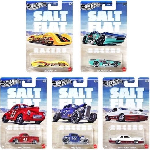 Hot Wheels Salt Flat Seria Silver model metalic