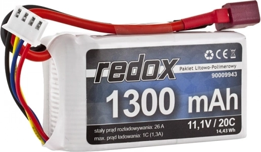 Baterie LiPo Redox 11,1 V 1300 mAh 20C