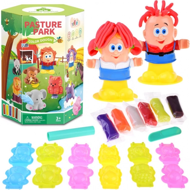 Set creativ cu plastilină pentru copii