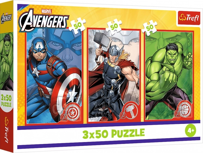 Puzzle 3x50 Disney Marvel The Avengers – eroul tău