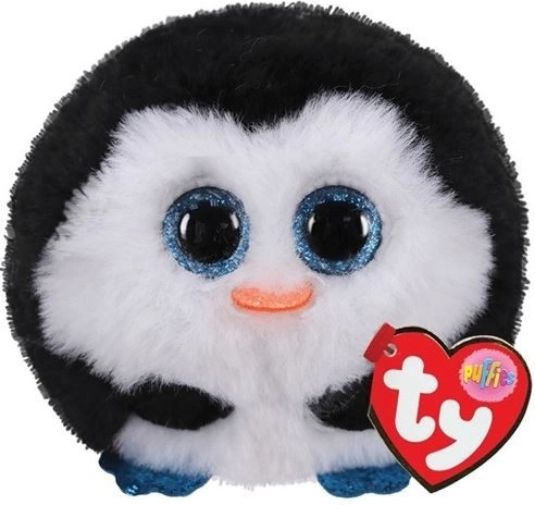 Jucărie pluș TY Puffies pinguinul Waddles