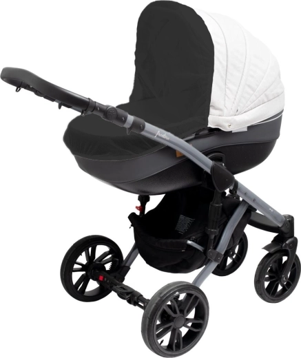 Plasă de țânțari pentru cărucior New Baby Basic neagră