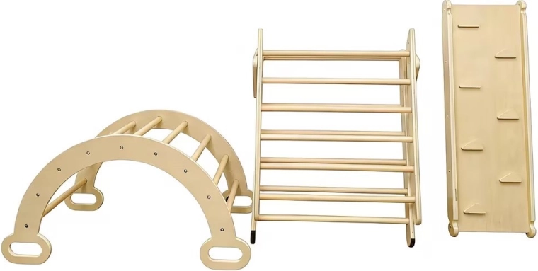 3‑în‑1: triunghi, arc și rampă reversibilă