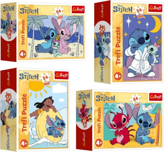 Minipuzzle Aventurile lui Stitch 54 Piese