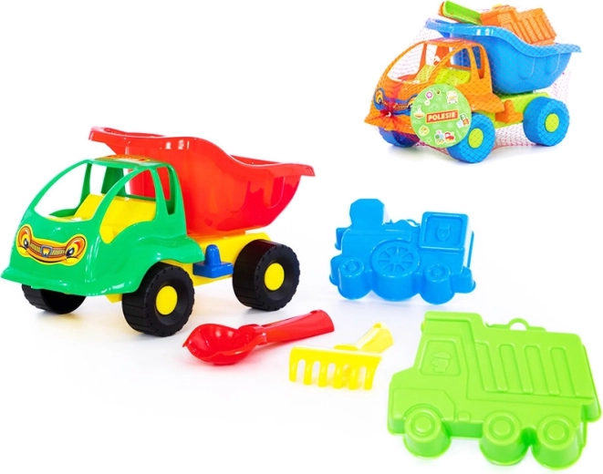Camion de nisip pentru copii cu accesorii