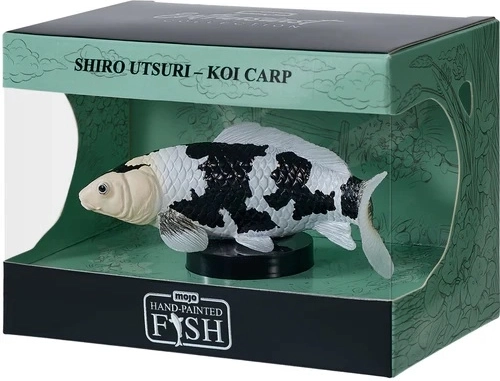Mojo figurină crap koi shiro utsuri în cutie - 1 bucată