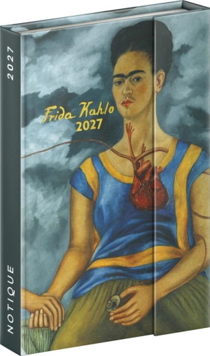Agenda săptămânală magnetică Notique Frida Kahlo 2027, 11 × 16 cm
