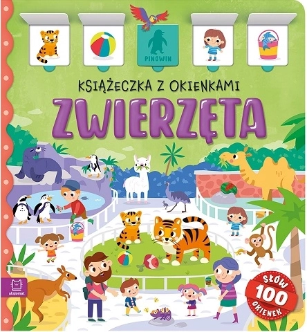 Animale – carte cu ferestre: 100 de ferestre, 100 de cuvinte
