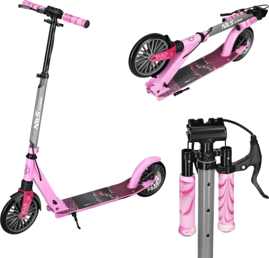 Construcție pliabilă și ghidon reglabil