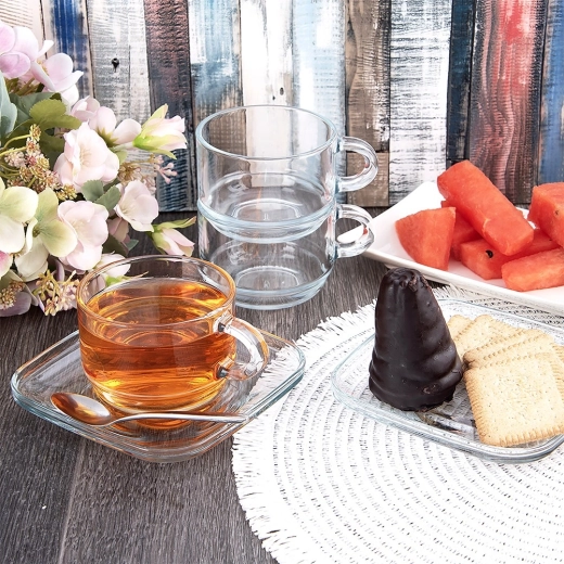 Farfurioară pătrată pentru stil și protecția mesei