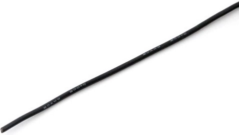 Conductor din silicon MSP 0,5 mm² (20 AWG) negru 1 m - 1 bucată