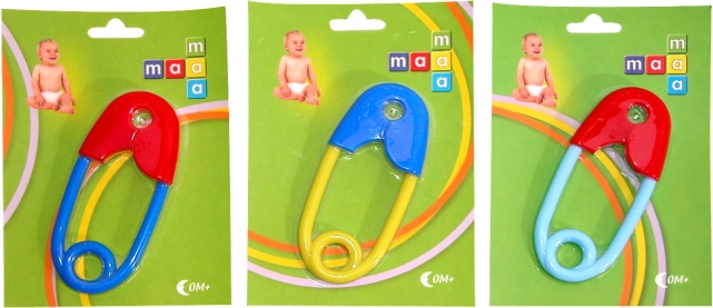 Zornăitoare ac cu gămălie pentru bebeluși