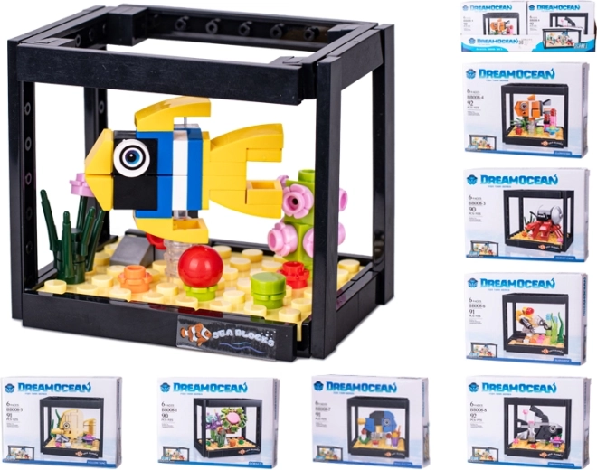 Set de construcție Acvariu – lume subacvatică creativă pentru copii 6+