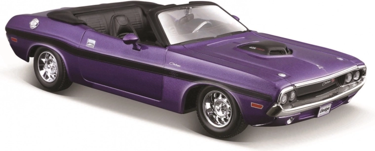 Model auto 1970 DODGE CHALLENGER R/T decapotabil 1:24