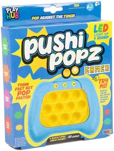 Jucărie interactivă Pushi Popz – bule POP IT care pocnesc, cu sunete