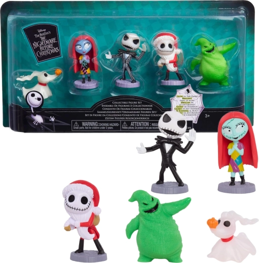 Set Orășelul Halloween cu 5 figurine care luminează în întuneric