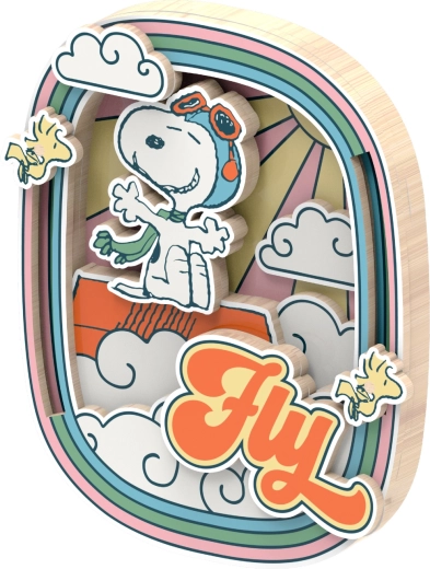 Decorațiune 3D multistrat colorată