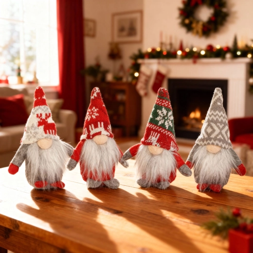 Spiriduș scandinav de Crăciun, 15 cm, modele diverse - 1 bucată
