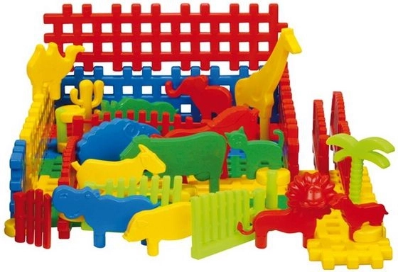 Set de construcție Animalele lumii – set mare