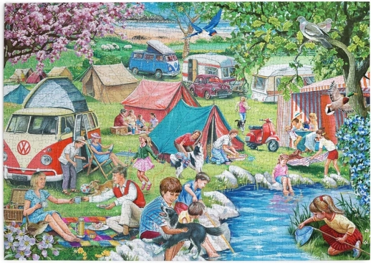 Puzzle Camping, 1000 de piese