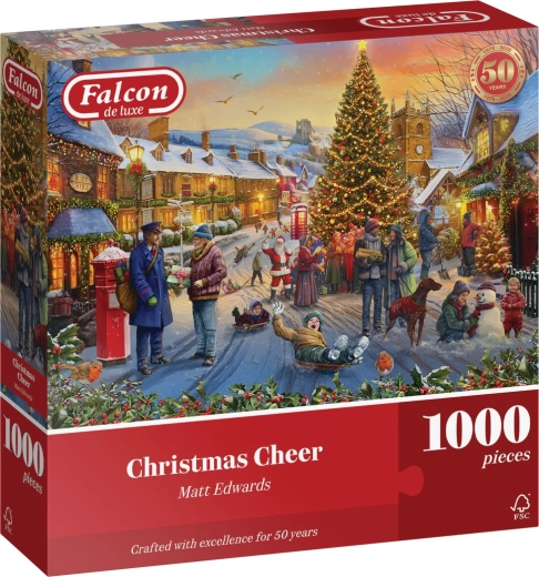 Puzzle Falcon „Veselie de Crăciun” 1000 de piese