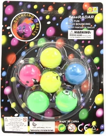 Mingi din cauciuc – set de 6 buc.