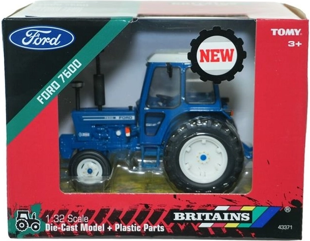 Model de tractor Britains Ford 7600 cu roți duble 1:32