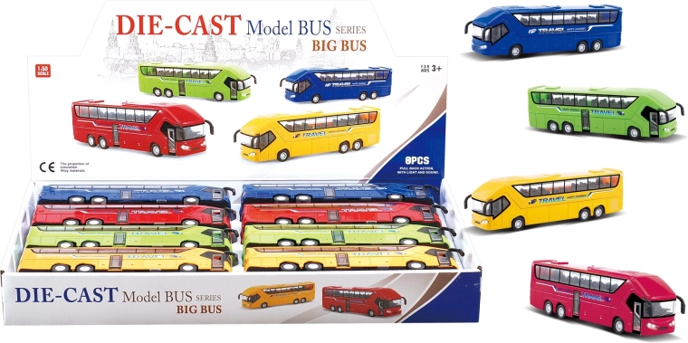 Autobuz la scară 1:50 – set de 4 tipuri
