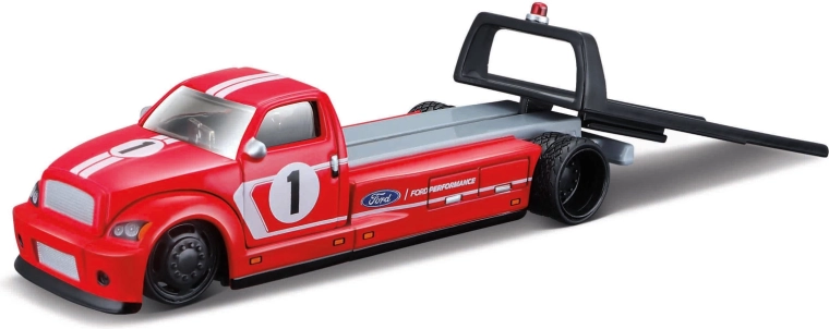 Maisto Flatbed 2018 Ford GT Heritage Edition roșu 1:64
