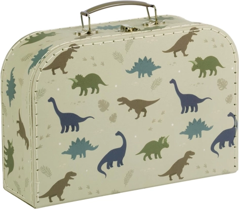 A Little Lovely Company set de două valize din carton cu model cu dinozauri