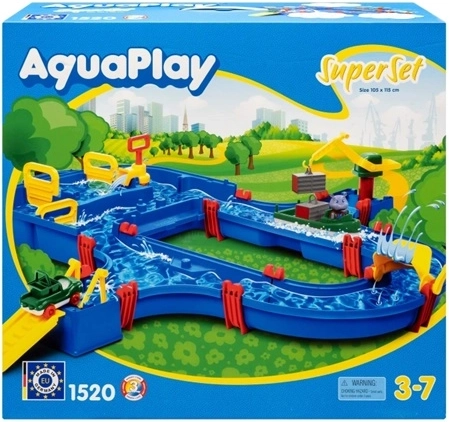 AquaPlay super set pistă de apă 105 × 115 cm