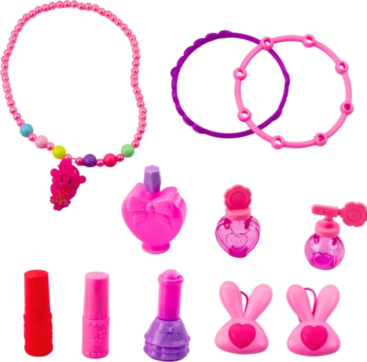 Set bogat de bijuterii și accesorii cosmetice