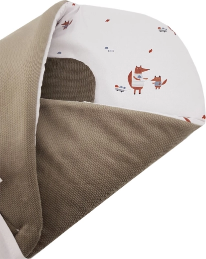 Bumbac fin la interior, velvet catifelat la exterior