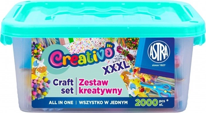 Set creativ Astra Creativo XXXL Paște – cutie creativă 2000 buc.