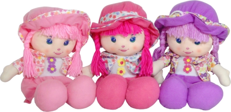Păpușă interactivă din material Dorotka 36 cm – cântă și vorbește în poloneză