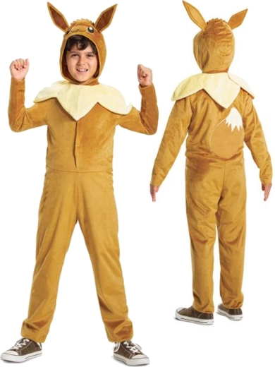 Costum pentru copii Pokémon Eevee kigurumi – Mărimea 137–149 cm