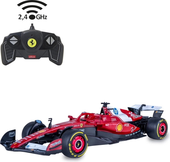 JAMARA Ferrari SF-25 mașină de Formula 1 RC la scara 1:18, roșie