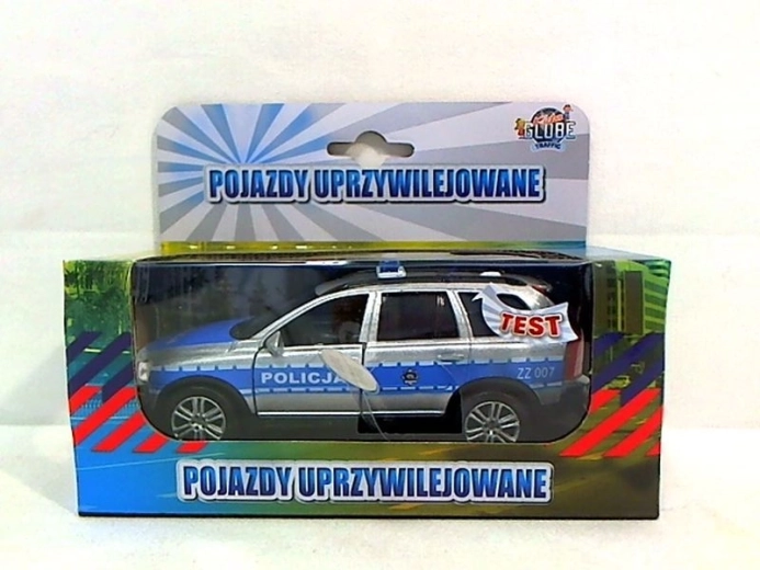 Mașină de poliție Volvo cu lumină și sunet 14 cm