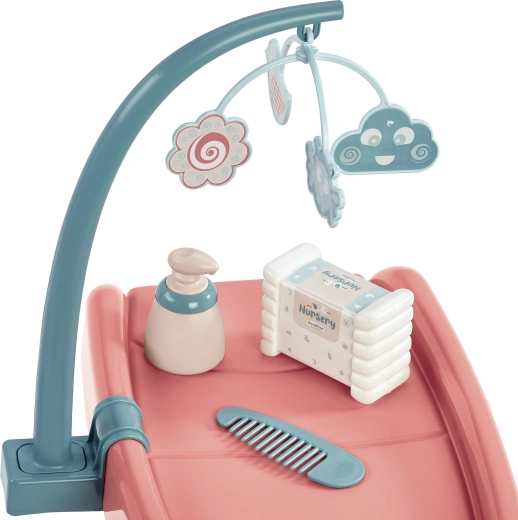 Colț pentru schimbat și îngrijire cu spațiu de depozitare