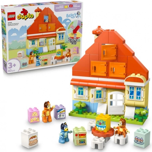 Lego duplo Bluey casa de familie cu joc de memorie