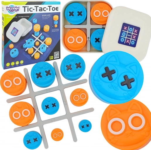 Joc de buzunar Tic-Tac-Toe Pisici în cutie de la Woopie