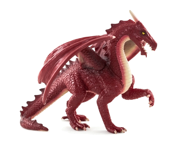 Mojo dragon roșu figurină Deluxe
