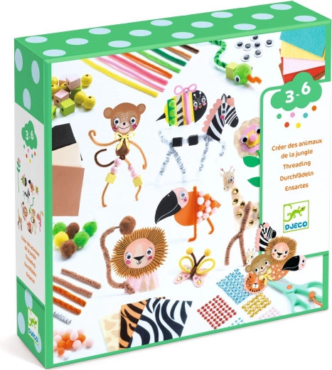 Set Djeco de creație decorativă Jungla