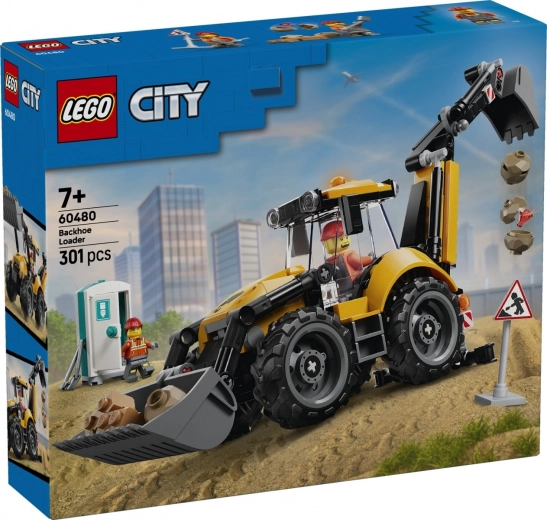 LEGO City încărcător-excavator galben
