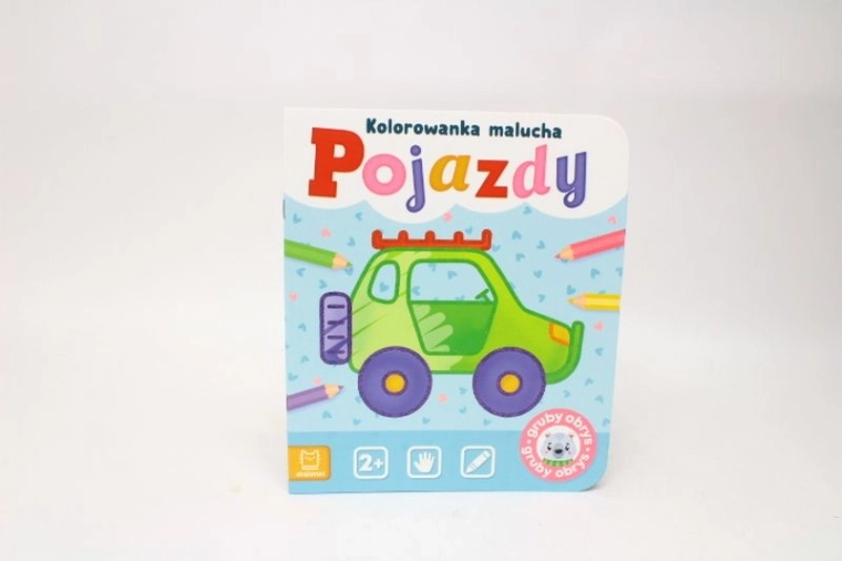 Carte de colorat pentru cei mai mici cu vehicule