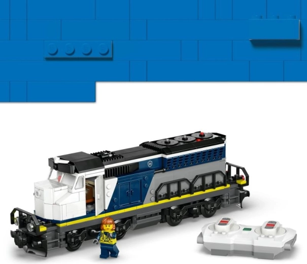 Tren de poliție controlat de la distanță cu Powered Up