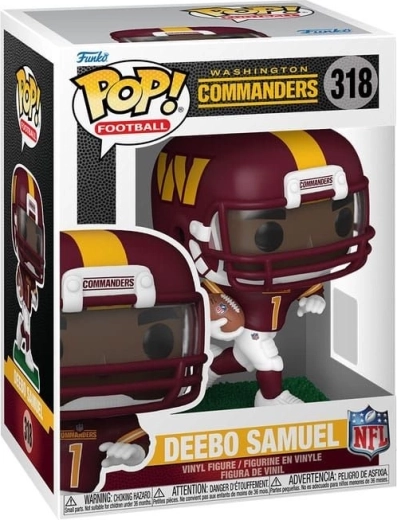 Funko Pop! Football NFL Deebo Samuel – Washington Commanders #318 - 1 bucată